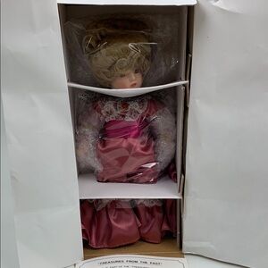 Opal Rose Porcelain Doll Treasures from the past collection 10” Ltd edition NEW